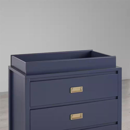Monarch Hill Haven Navy Changing Table Topper