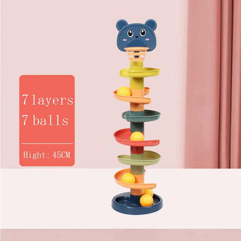 Development Games Montessori Rolling Ball Baby Toys Educational Toys Montessori Activity Stacking Toys for Babies 1 2 3 Years