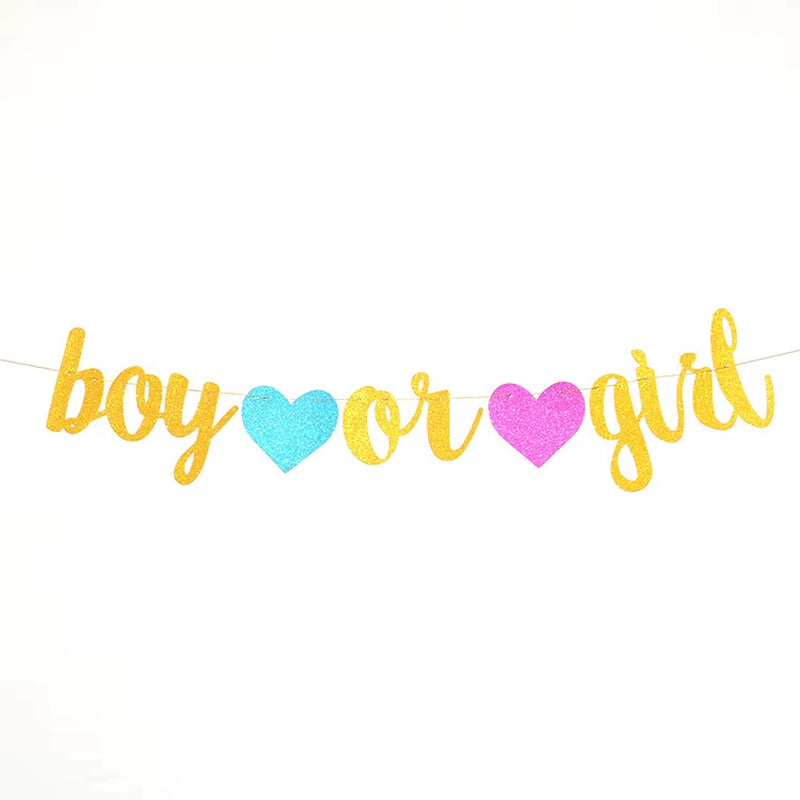 1 Set Giant Boy or Girl Gender Reveal Black Latex Balloon Baby Shower Confetti Ballons Birthday Gender Reveal Party Decoration