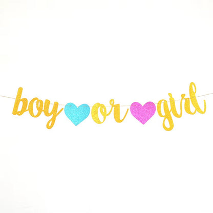 1 Set Giant Boy or Girl Gender Reveal Black Latex Balloon Baby Shower Confetti Ballons Birthday Gender Reveal Party Decoration