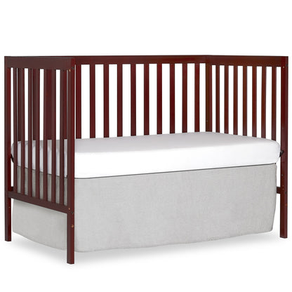 Synergy 5-In-1 Convertible Crib in Cherry, Greenguard Gold Certified