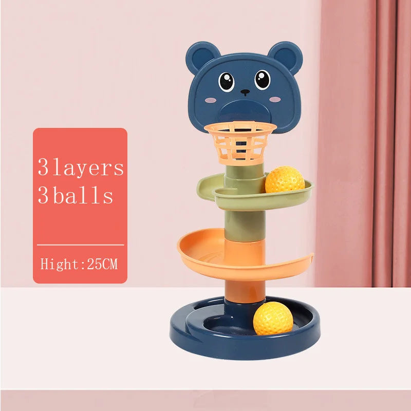 Development Games Montessori Rolling Ball Baby Toys Educational Toys Montessori Activity Stacking Toys for Babies 1 2 3 Years