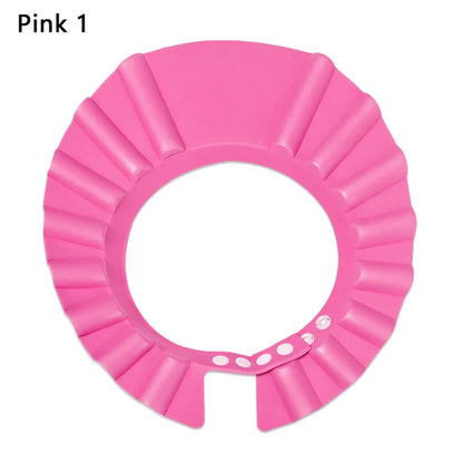 Adjustable Safe Shampoo Shower Bathing Bath Protect Soft Cap Hat for Baby Wash Hair Shield Children Bathing Shower Cap Hat Kids