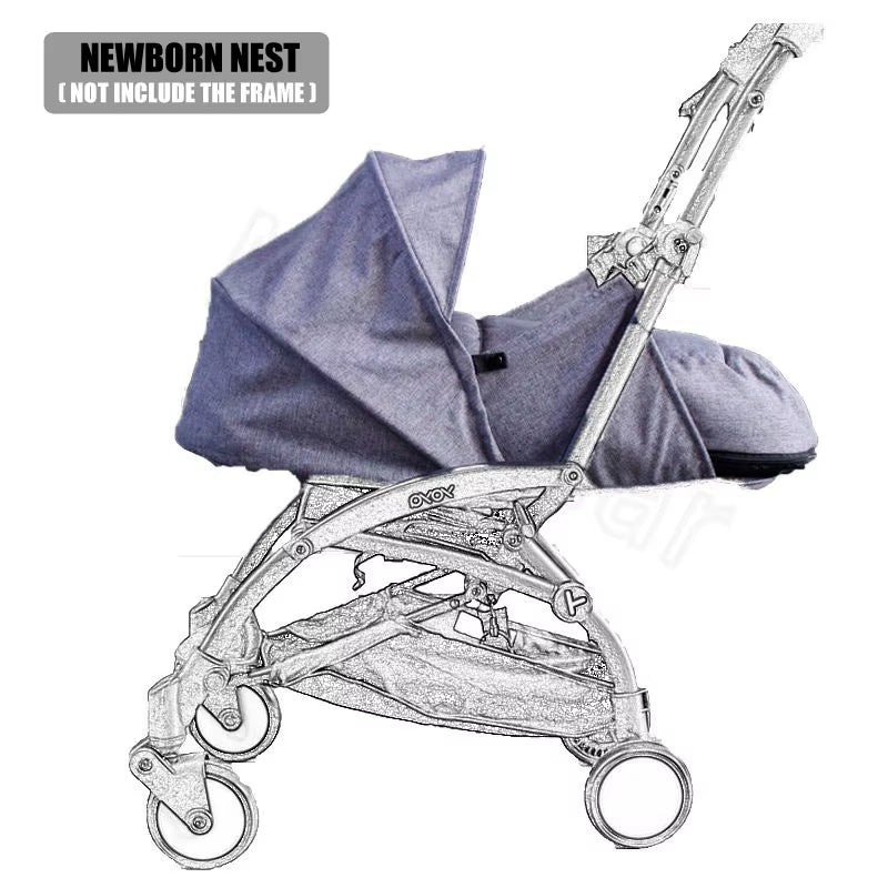 Newborn Birth Nest 0-6M Baby Stroller Basket Suit for Yoyo Yoya Prams Carriages Winter Warm Sleep Bags Strollers Accessories