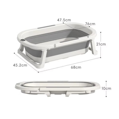Baby Bath Tub Warm Bath Tub Baby Foldable Toddler Sitting and Lying Toddler Household Bathroom Items