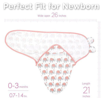Baby Swaddle Wrap, Blankets for Newborn, 0-3 Months, S/M