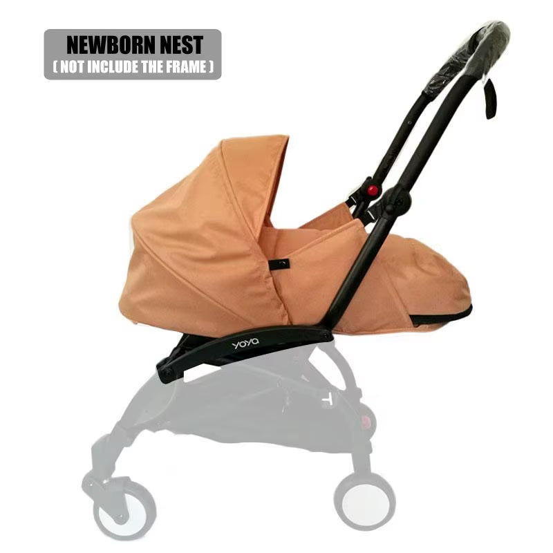 Newborn Birth Nest 0-6M Baby Stroller Basket Suit for Yoyo Yoya Prams Carriages Winter Warm Sleep Bags Strollers Accessories