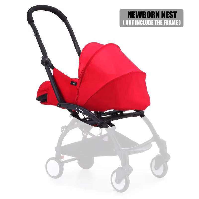 Newborn Birth Nest 0-6M Baby Stroller Basket Suit for Yoyo Yoya Prams Carriages Winter Warm Sleep Bags Strollers Accessories