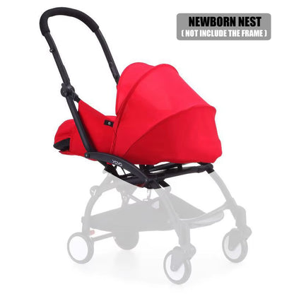 Newborn Birth Nest 0-6M Baby Stroller Basket Suit for Yoyo Yoya Prams Carriages Winter Warm Sleep Bags Strollers Accessories