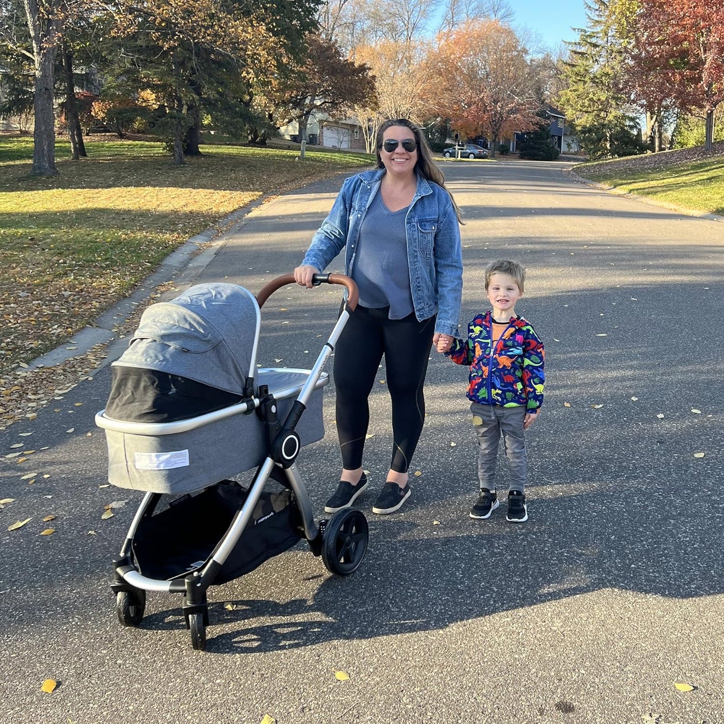 Ultimate2 Baby Stroller for Toddler with Removable Bassinet, Reversible Stroller Seat - Full-Size for Comfortable Outings with Baby - Smooth Glide Bassinet Stroller