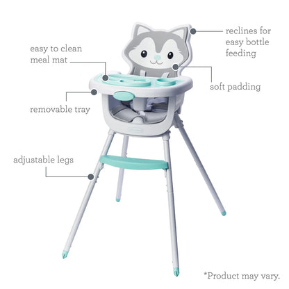 Grow-With-Me 4-In-1 Convertible High Chair, 6-36 Months, Husky