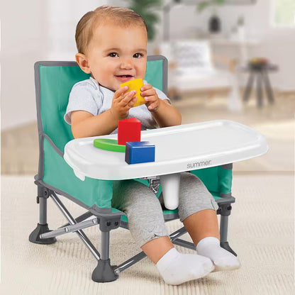 Pop N Sit Portable Booster (Teal and Grey)