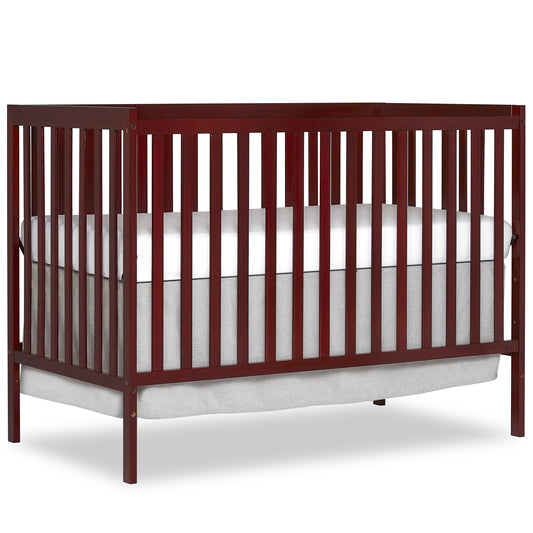 Synergy 5-In-1 Convertible Crib in Cherry, Greenguard Gold Certified