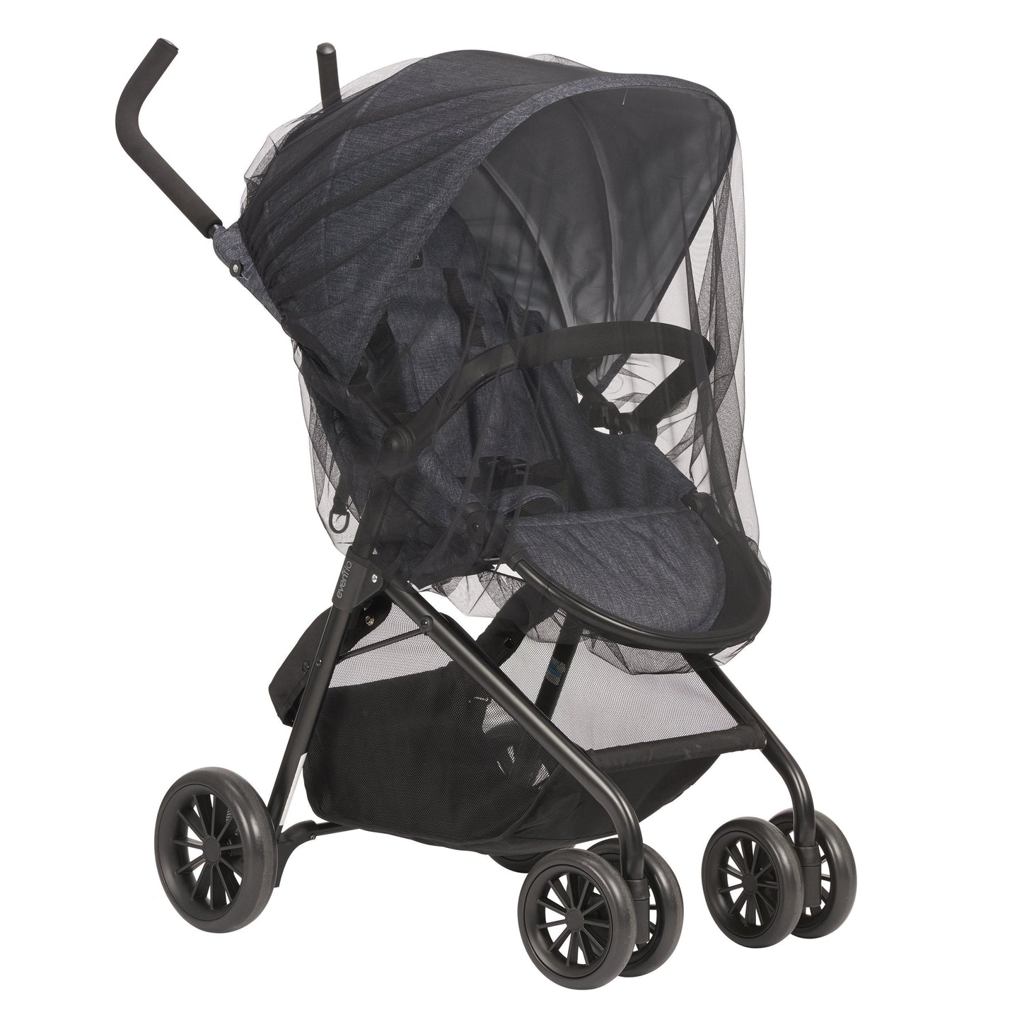 Baby Stroller Netting - Black, One Size