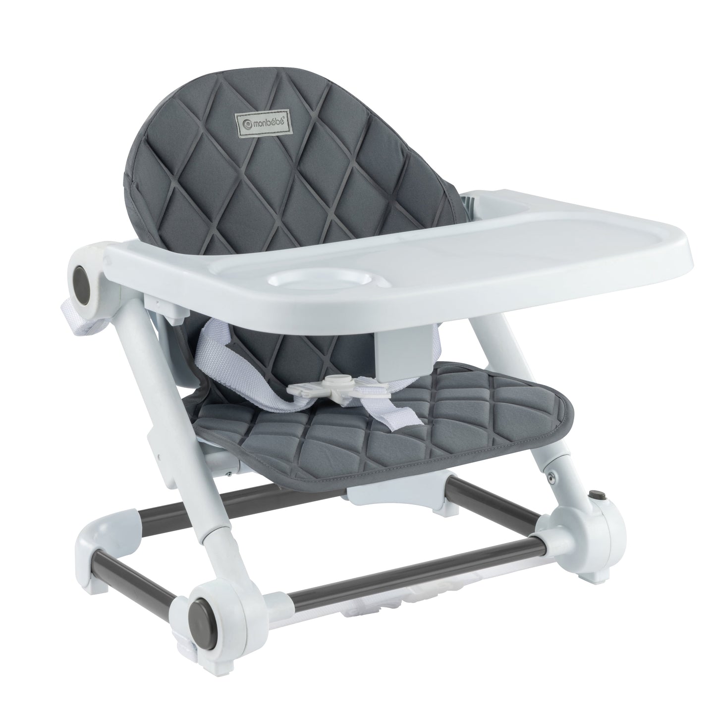 Portable Foldable Booster, Grey, Toddler