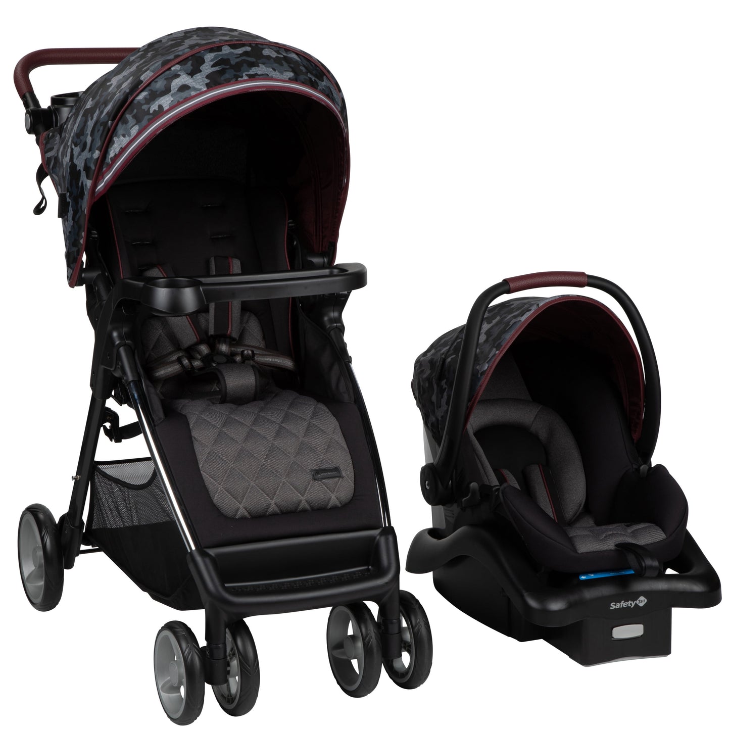 Travel System Stroller and Infant Car Seat, Heather Camo, Infant & Toddler, Unisex