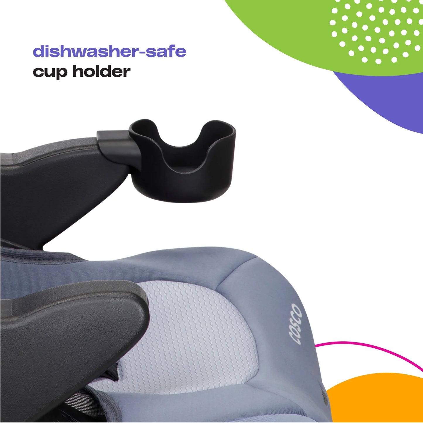 Finale DX 2-In-1 Booster Car Seat, Organic Waves