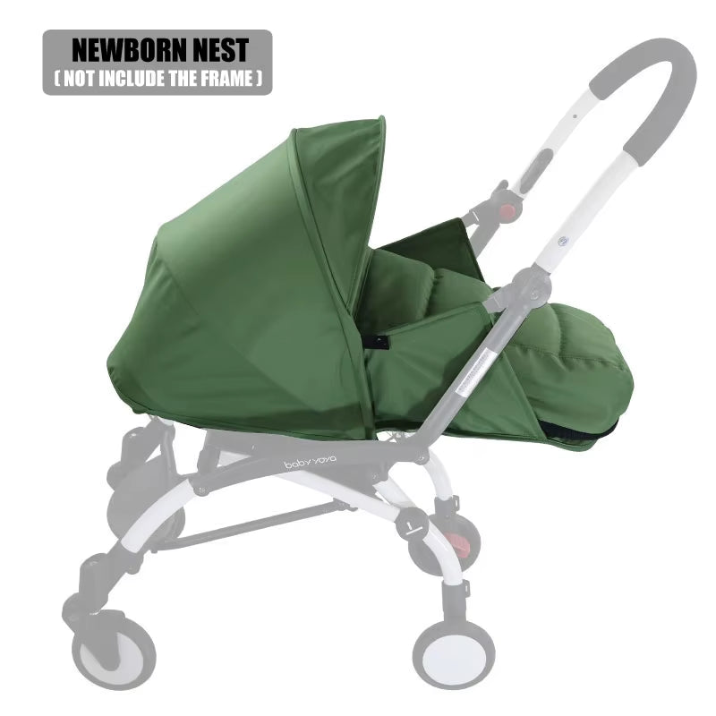 Newborn Birth Nest 0-6M Baby Stroller Basket Suit for Yoyo Yoya Prams Carriages Winter Warm Sleep Bags Strollers Accessories