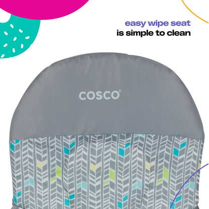 Simple Fold High Chair, Noir Dot