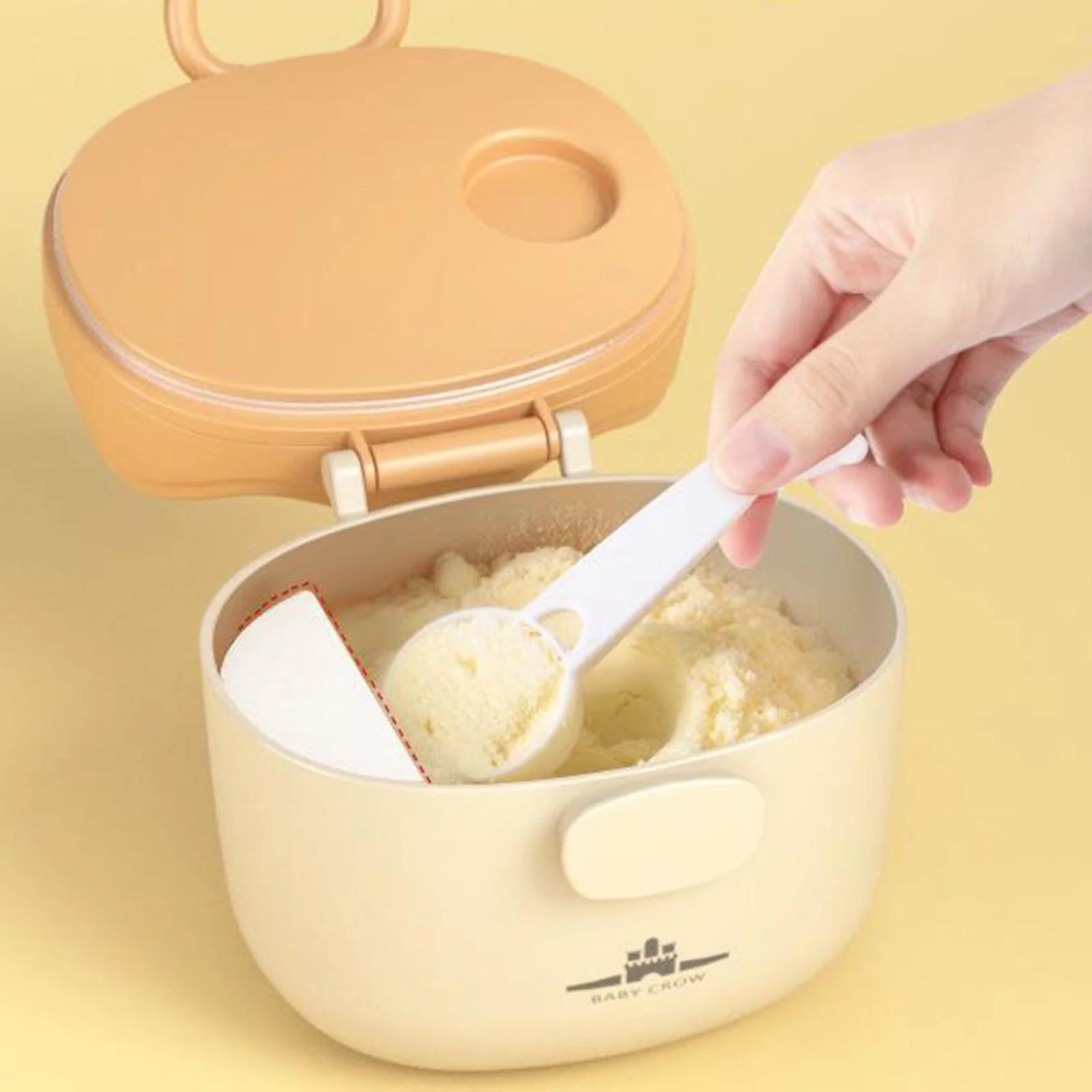 Baby Formula Dispenser, Portable Formula Dispenser Container with Carry Handle for Travel Outdoor Activities for Baby Infant,Large Size