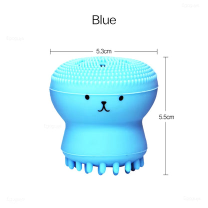 1PC Silicone Cleaning Brush Facial Brushes Baby Bath Massage Pad Face Skin Cleaner Pore Deep Cleansing Brushes Shower Scrub Tool