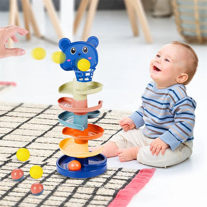 Development Games Montessori Rolling Ball Baby Toys Educational Toys Montessori Activity Stacking Toys for Babies 1 2 3 Years