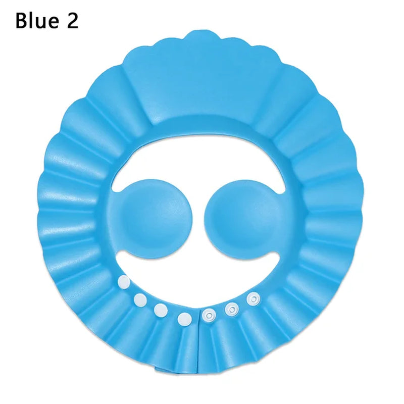 Adjustable Safe Shampoo Shower Bathing Bath Protect Soft Cap Hat for Baby Wash Hair Shield Children Bathing Shower Cap Hat Kids