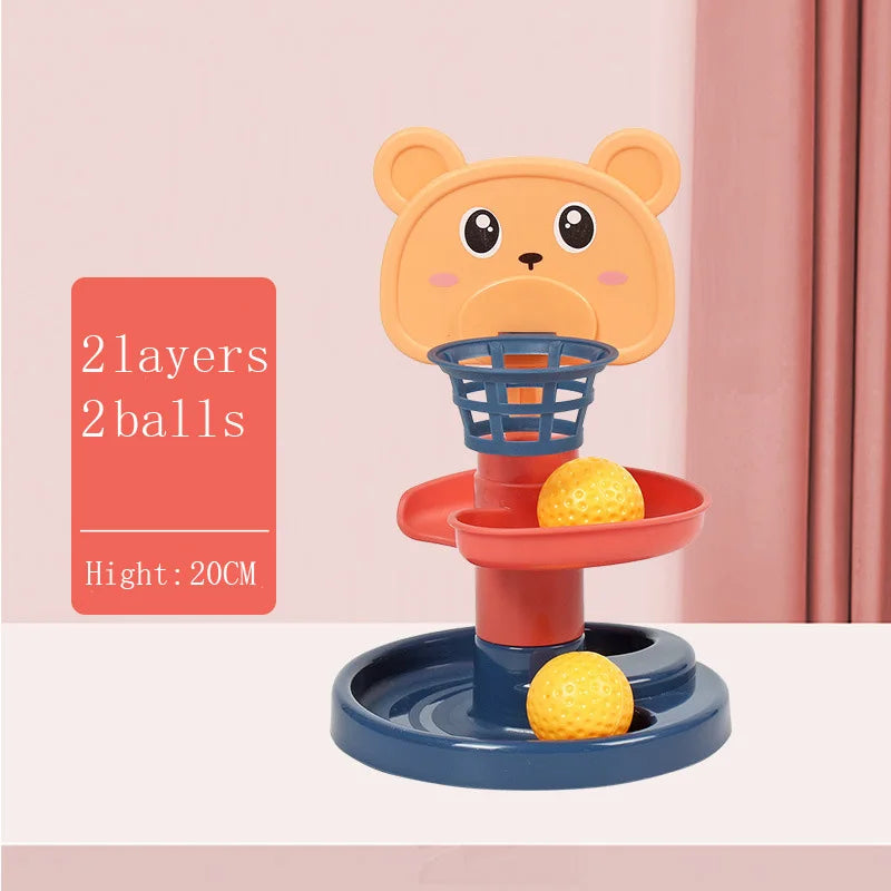 Development Games Montessori Rolling Ball Baby Toys Educational Toys Montessori Activity Stacking Toys for Babies 1 2 3 Years