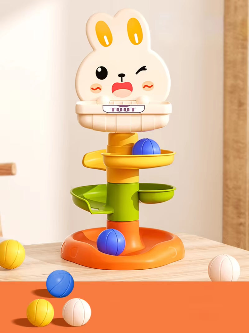 Development Games Montessori Rolling Ball Baby Toys Educational Toys Montessori Activity Stacking Toys for Babies 1 2 3 Years