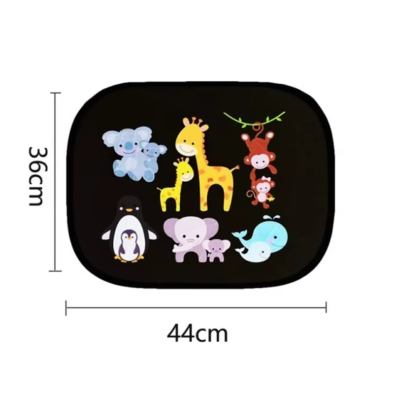 Universal Car Sunshade Side Window Windscreen Roof Window for Children Adults Adsorption Sunshade Cover