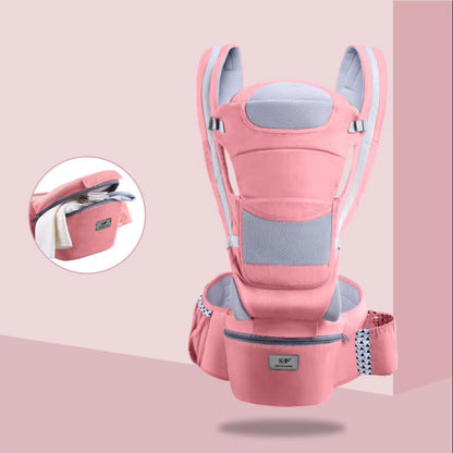Baby Carrier Waist Stool with Storage Bag Kangaroo Shoulder Swaddle Sling Infant Kid Wrap Ergonomic Backpack Hipseat