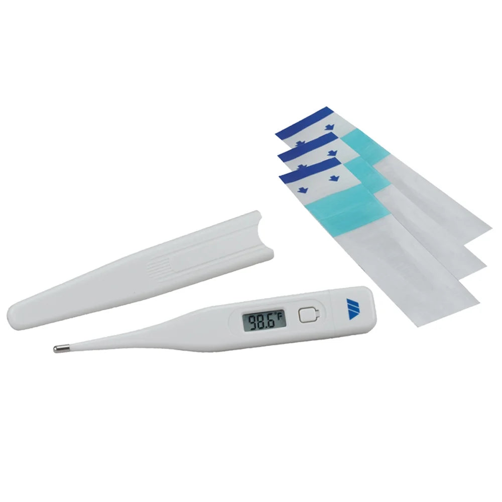 Digital Thermometer for Fever, Oral, Rectal Thermometer for Babies, Kids and Adults, Hospi-Therm II Medical Thermometer Kit