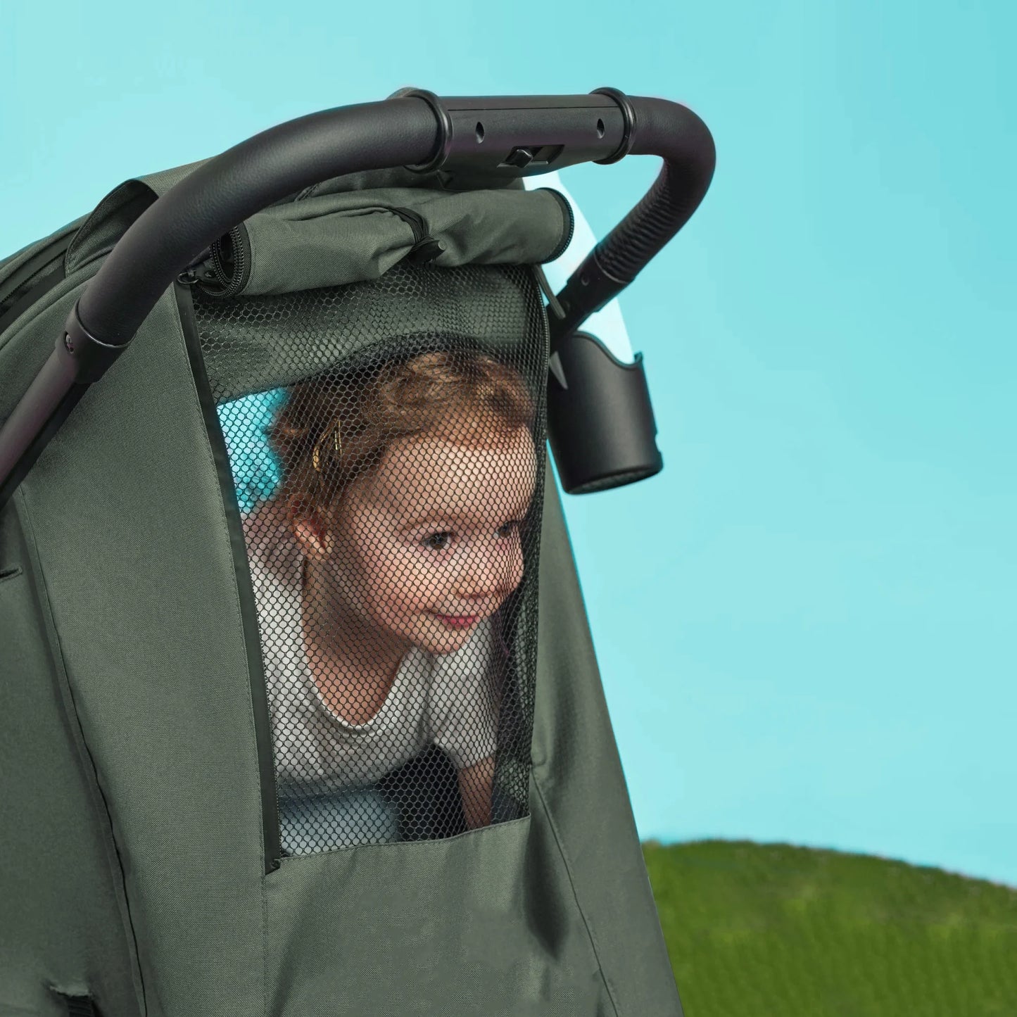 Nova Baby Stroller, Spacious Seat, Extra-Large UPF 50+ Canopy, Forest, 22LB, Unisex