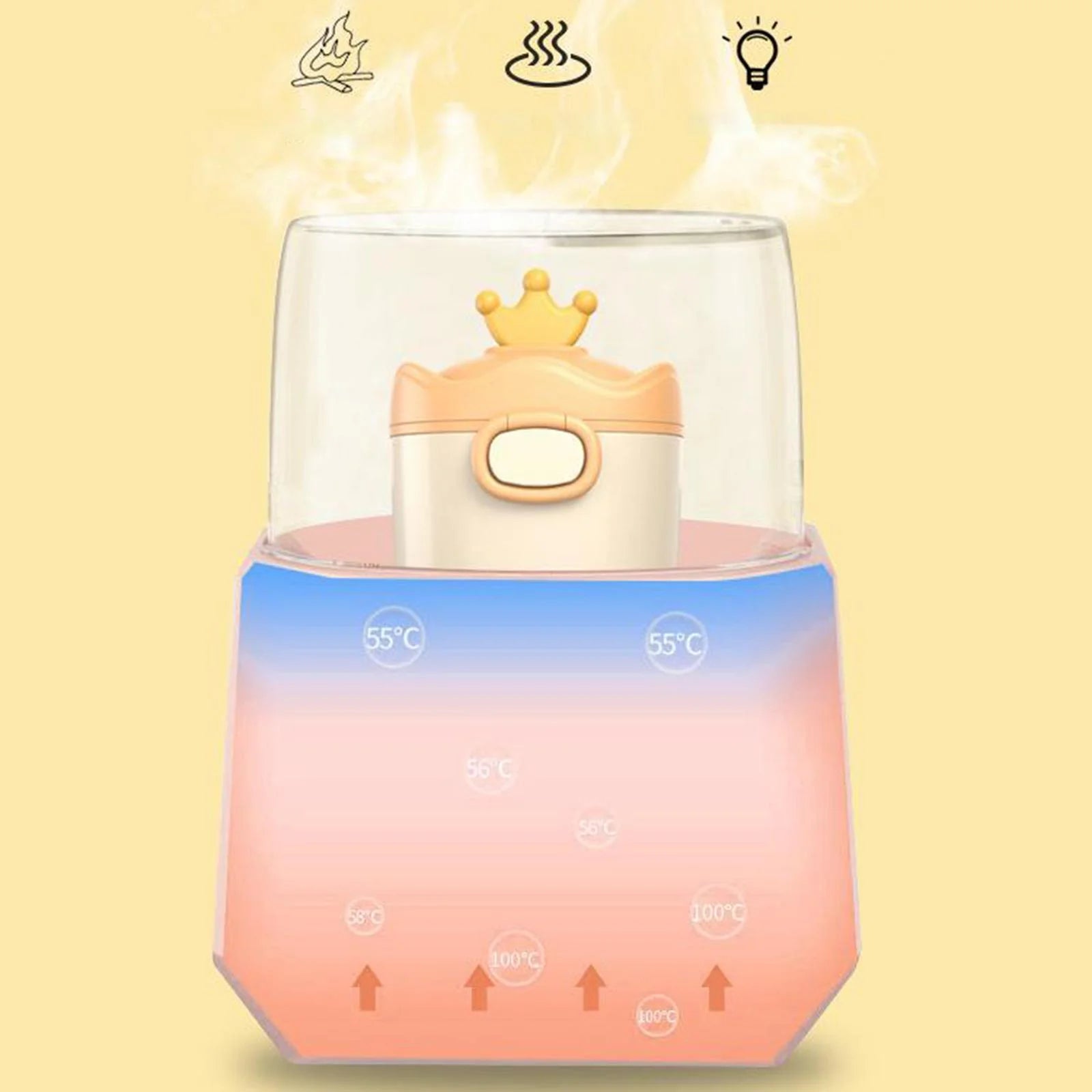 Baby Formula Dispenser, Portable Formula Dispenser Container with Carry Handle for Travel Outdoor Activities for Baby Infant,Large Size