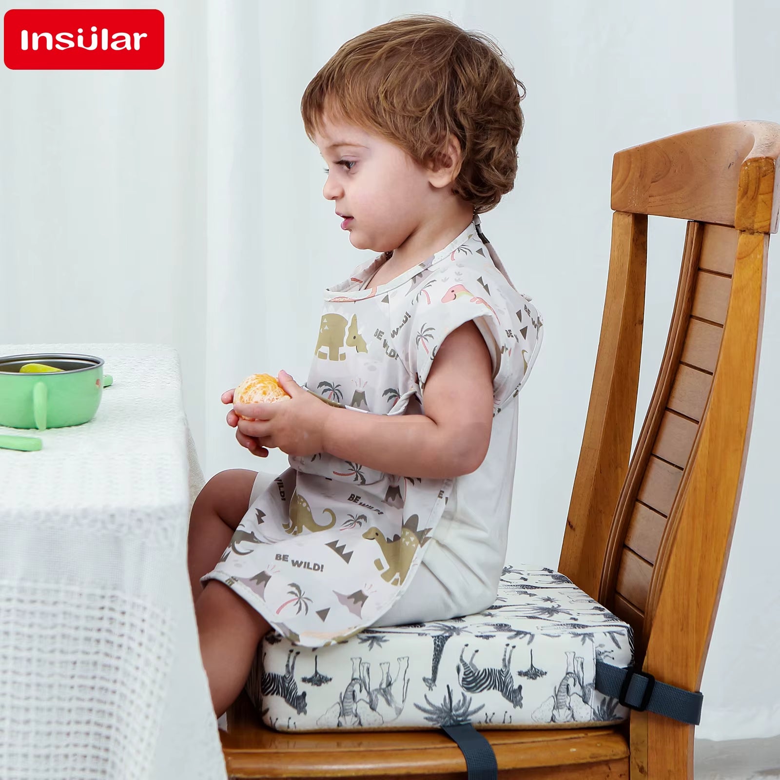 Adjustable Cushion Children Seating Washer Kids Booster Seats Baby Dining Heightening Insole Removable Safety Cushions
