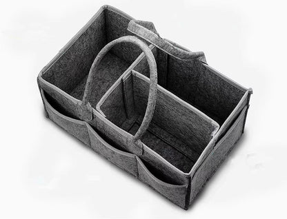 Multifunctional Felt Diaper Bags Baby Newborn Things Nursery Organizer Diaper Stackers & Caddies Diaper Pouch Large Storage Bag