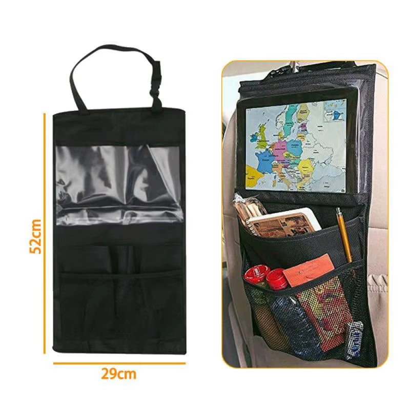Auto Car Seat Organizer Holder Multi-Pocket Travel Storage Hanging Tablet Mummy Bags Baby Car Seat Back Bag for Ipad Hanging Bag