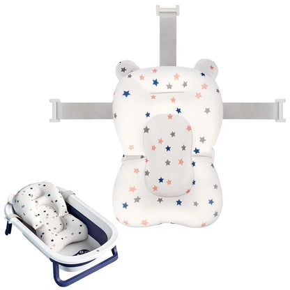 Baby Bath Tub Seat Cushion - Baby Sink Bath Cushion - Bathing Seat Support Newborn Bath Pillow Support Mat Safety Seat Pad