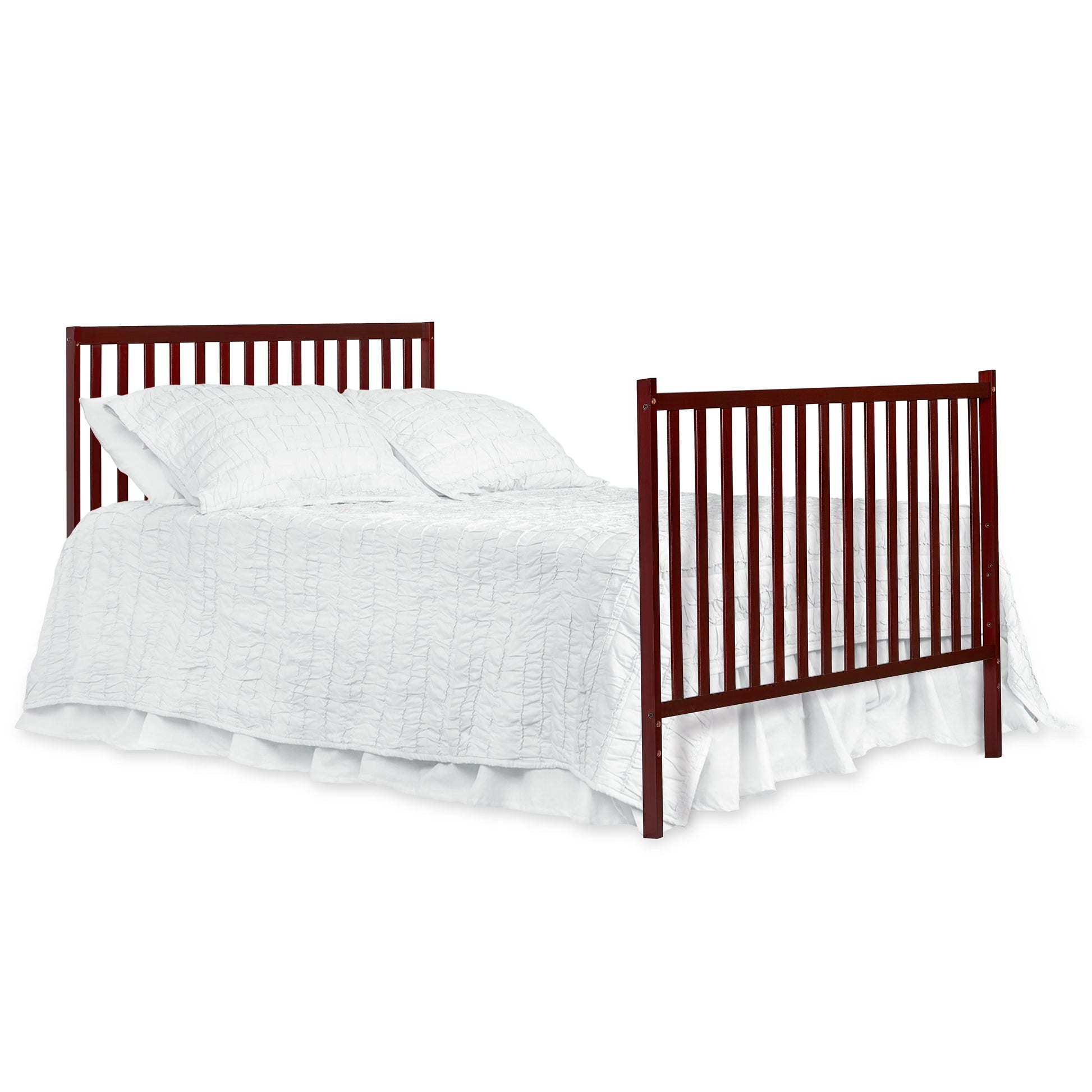 Synergy 5-In-1 Convertible Crib in Cherry, Greenguard Gold Certified