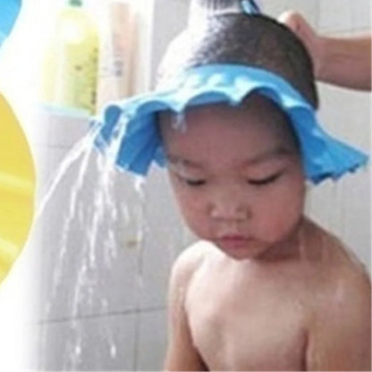 Adjustable Safe Shampoo Shower Bathing Bath Protect Soft Cap Hat for Baby Wash Hair Shield Children Bathing Shower Cap Hat Kids