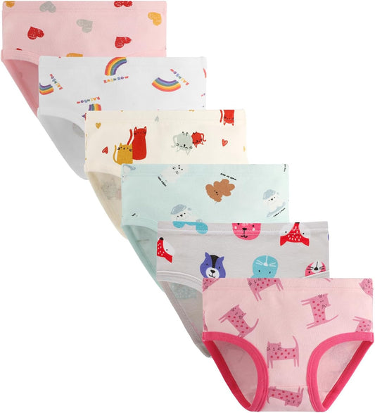 Baby Soft Cotton Panties Cotton Little Girls Underwear Toddler Briefs