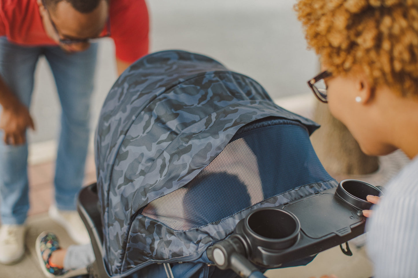 Travel System Stroller and Infant Car Seat, Heather Camo, Infant & Toddler, Unisex