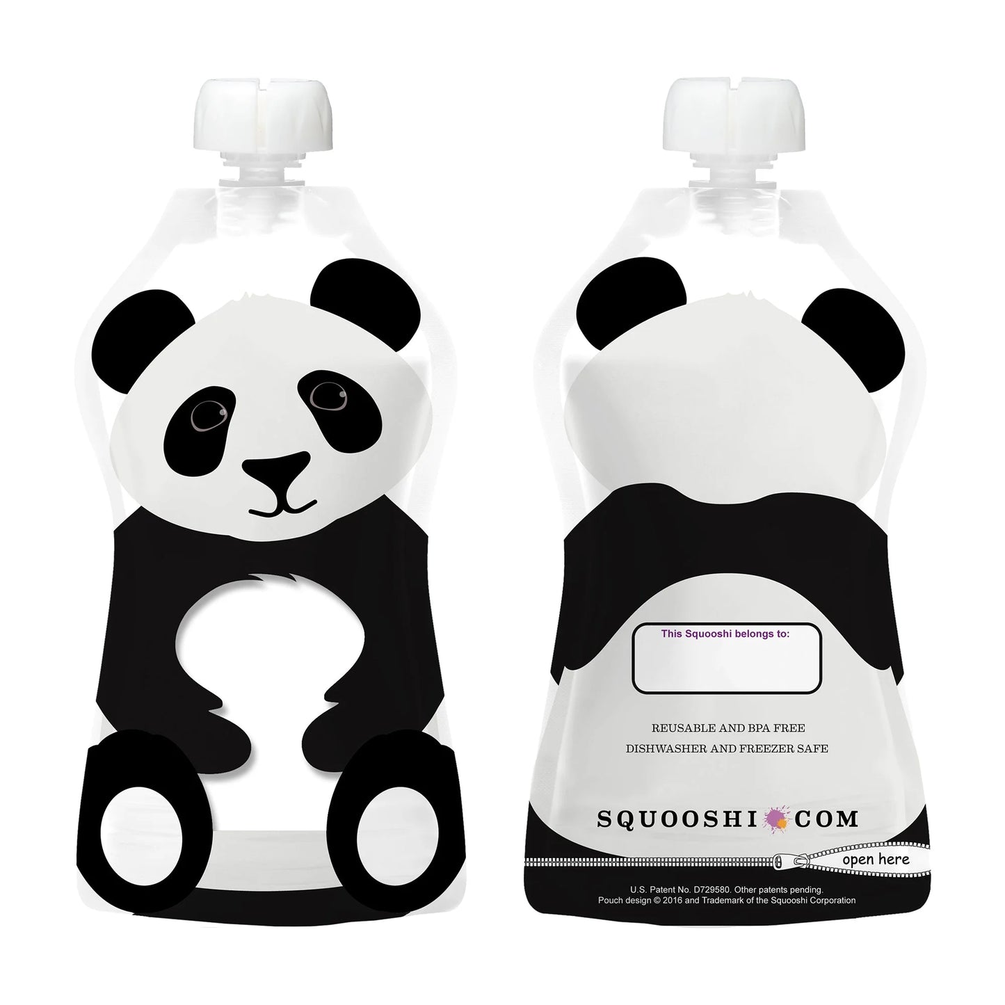 Reusable Food Pouch | Large 6 Pack - 5 Oz.
