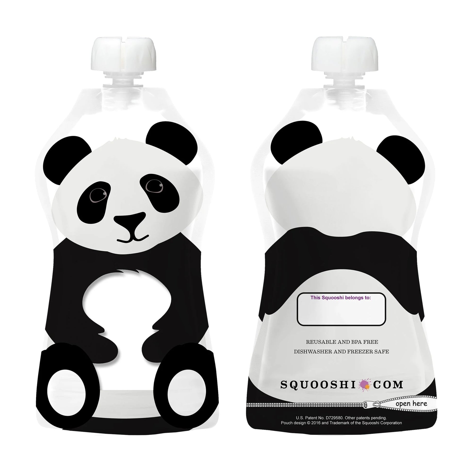 Reusable Food Pouch | Large 6 Pack - 5 Oz.