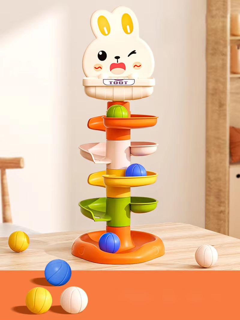 Development Games Montessori Rolling Ball Baby Toys Educational Toys Montessori Activity Stacking Toys for Babies 1 2 3 Years