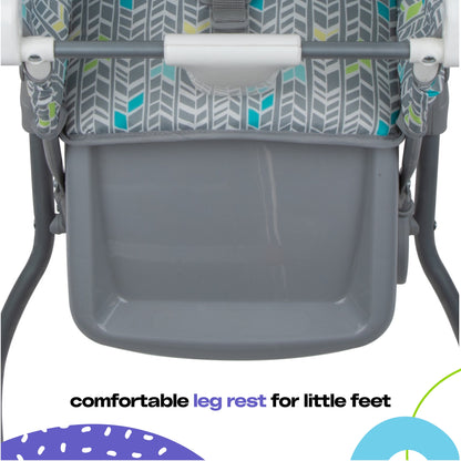 Simple Fold High Chair, Noir Dot
