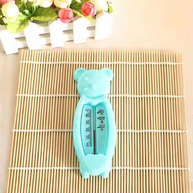 2023 New Cartoon Floating Bear Baby Water Thermometers Lovely Kids Bath Thermometer Toy Plastic Tub Water Sensor Thermometer