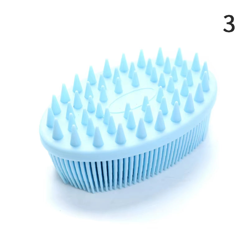 Silicone Body Brush Baby Shower Sponge Dry Massage Bath Towel for Body Bast Silicone Body Scrubber Back Scrubber