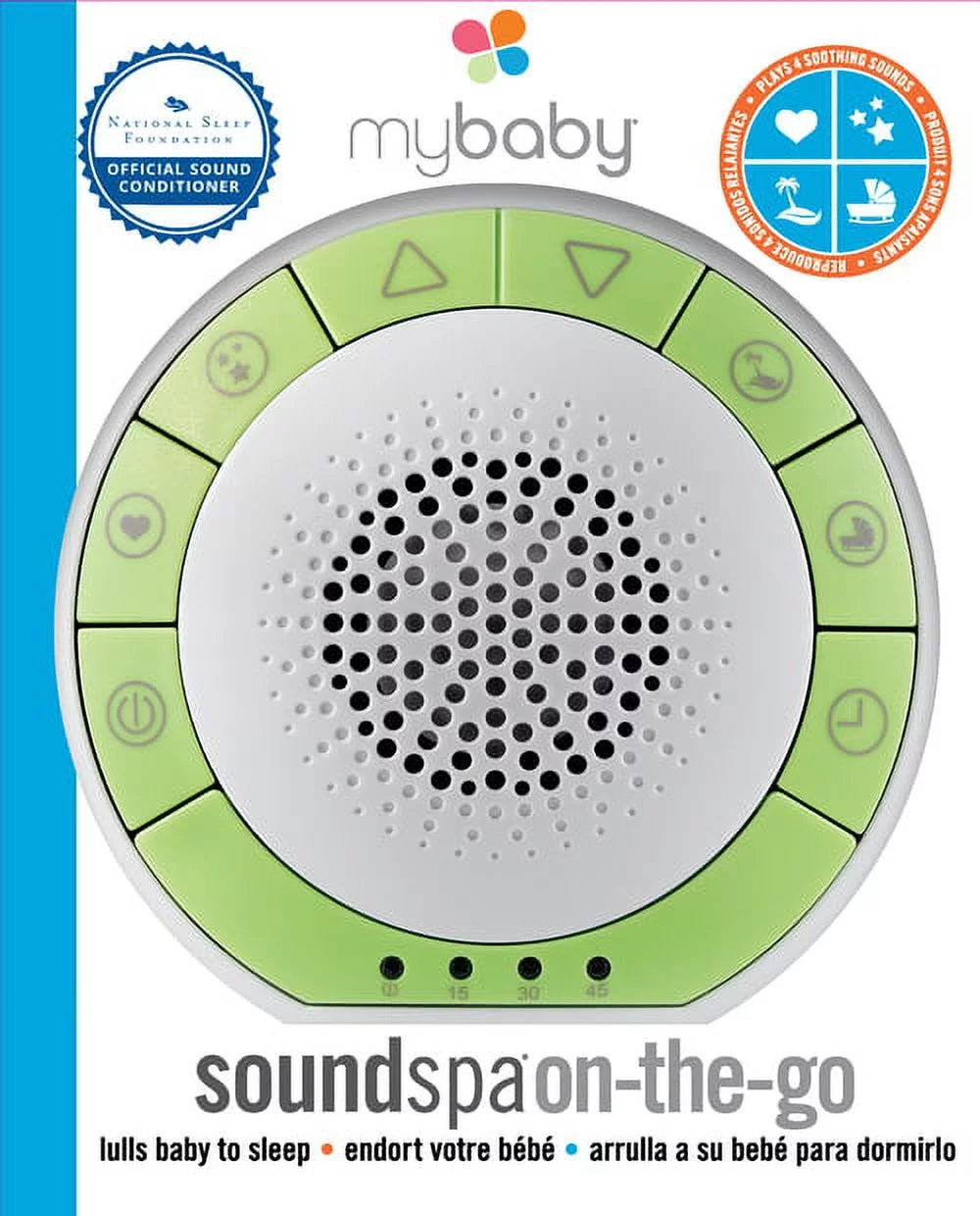 Portable Sound Spa, Compact Size with White Noise Functionality, for Nursery for Babies