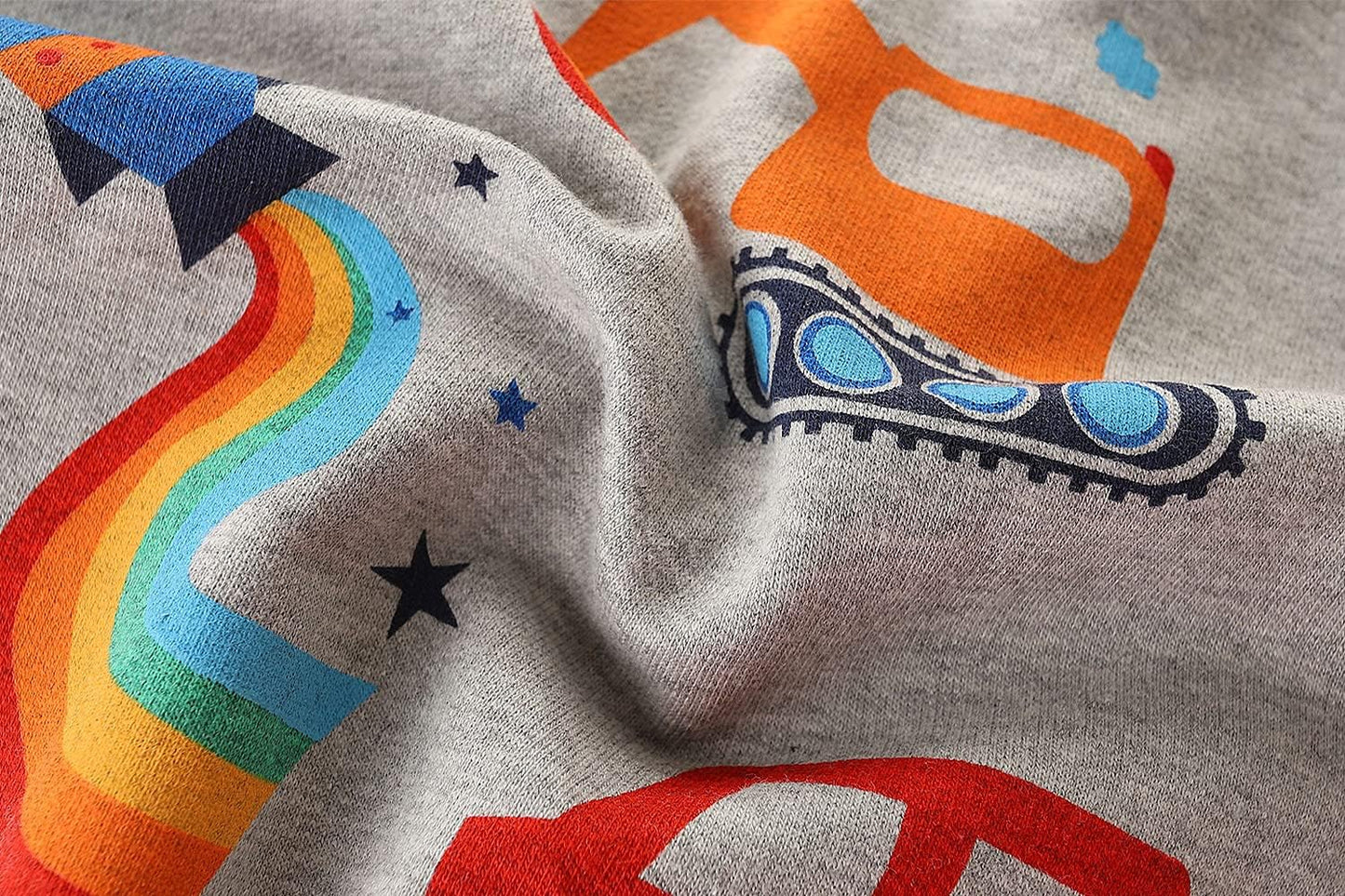 Toddler Boy Cotton Crewneck Long Sleeve Sweatshirt Christmas Clothing 2-7T